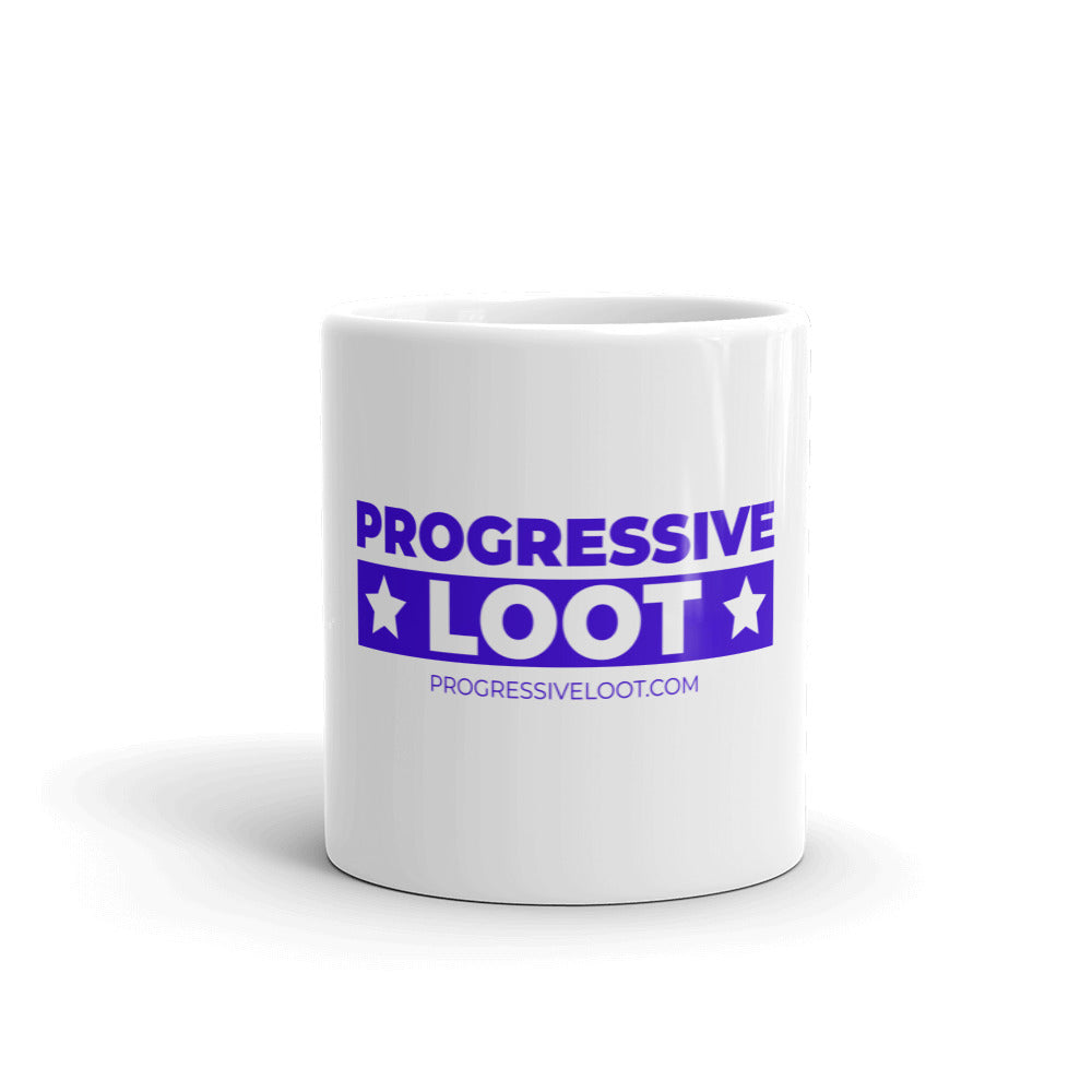 Progressive Loot Brand Coffee Mug Progressive Socialist Leftist Marxist Communist Trump Biden Bernie Merch Clothing Political Democrat Republican